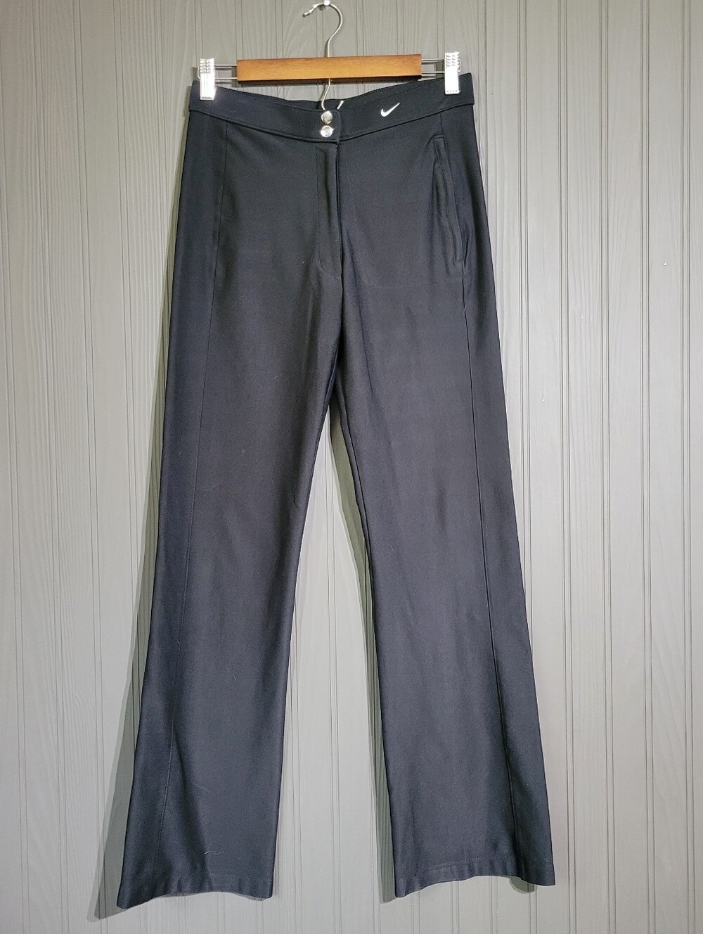 Nike Dri-Fit Performance Golf Pants Wide-Leg Black Women's Small (4-6)